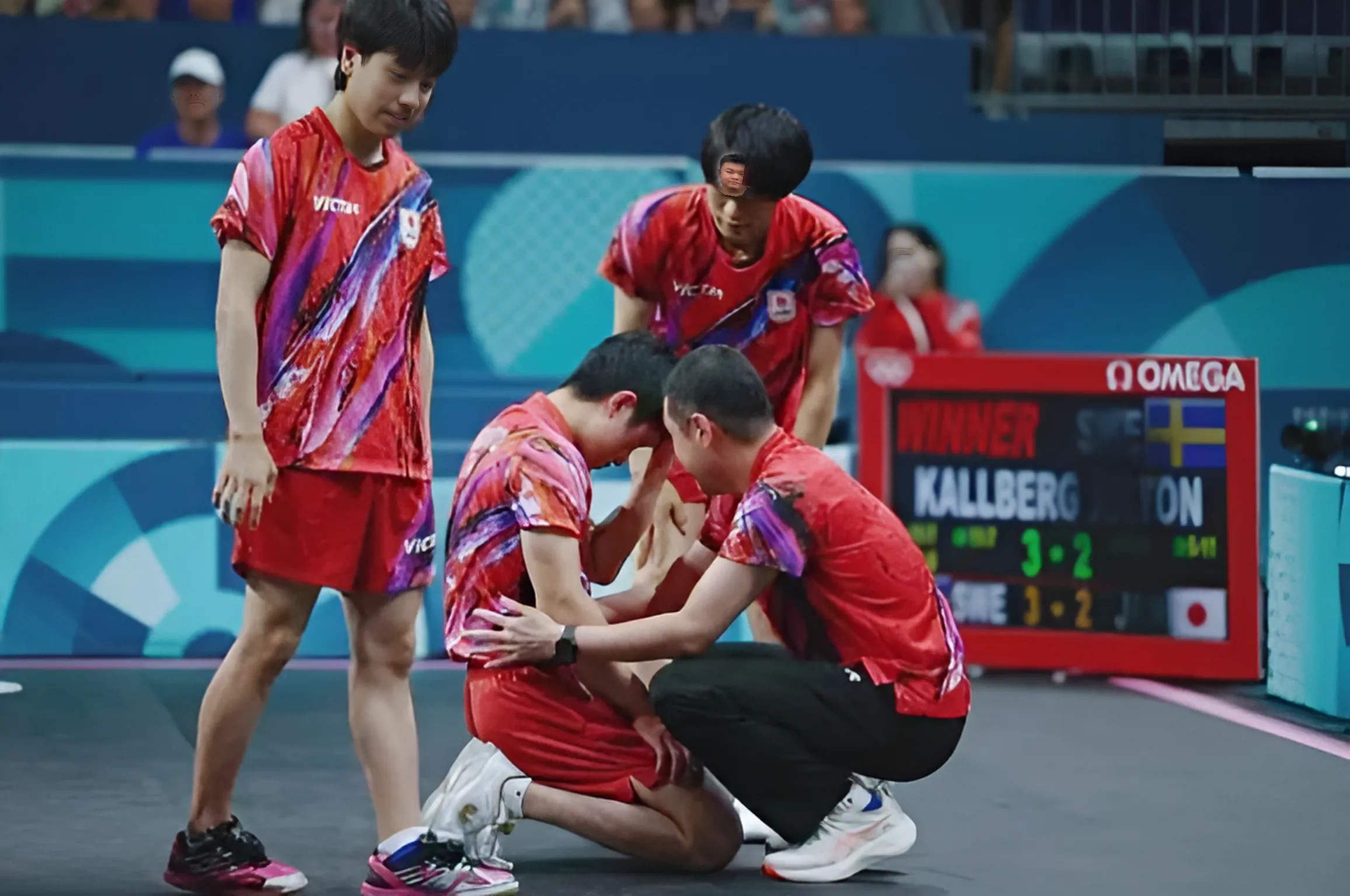 日本队险胜德国队，张继科关键制胜